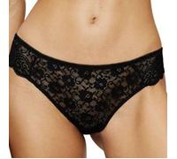 String TRIUMPH "Amourette", Damen, Gr. 40, schwarz, Microfaser, Obermaterial: 83% Polyamid, 17% Elasthan, Unterhosen String, mit Stretch-Spitze (24177059-40)