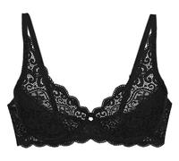 Triumph Damen BH Amourette W, mit Bügel, ohne Polsterung, Verstellbare Träger, 85E, Schwarz