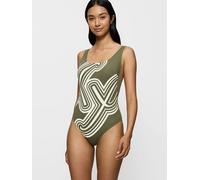 Triumph Badeanzug "Flex Smart Summer" in Khaki - Größe XL | Damen Bademode
