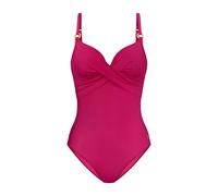 Badeanzug TRIUMPH "Summer Twist OWP", Damen, Gr. 38, Cup E, lila (berry), Microfaser, Obermaterial: 77% Polyamid, 23% Elasthan, elegant, Badeanzüge, Eleganz und Komfort (25102254-38) berry