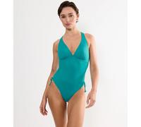 Triumph - Badeanzug mit gefütterten Cups - Blau 44D - Summer Mix & Match - Bademode für Frauen
