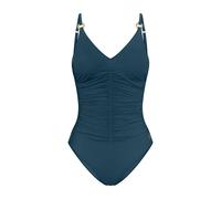 Triumph Summer Twist OP, One Piece Swimsuit Damen, Blau (Secret Lagoon), 48