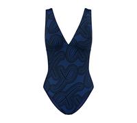 Triumph Flex Smart Summer OP 05 pt, One Piece Swimsuit Damen, Blau (Blue - Dark Combination), 1