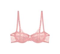 Balconette-BH TRIUMPH "Comfort Allure", Damen, Gr. 90, Cup C, strawberry cream, Microtouch, Obermaterial: 66% Polyamid, 24% Polyester, 10% Elasthan, BHs Balconette-BH, Komfort-Bügel, verzierte Träger,