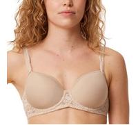 Bügel-BH TRIUMPH "Amourette WP", Damen, Gr. 75, Cup C, beige (skin), Microtouch, Spitze, Obermaterial: 61% Polyester, 27% Polyamid, 12% Elasthan, unifarben, elegant, BHs, Strech-Spitze (41229253-75) s