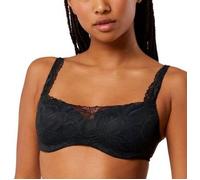 Balconnet-BH TRIUMPH "Body Make-Up Illusion Lace Balconette" Gr. 70, Cup B, schwarz Damen BHs (42266148-70) schwarz