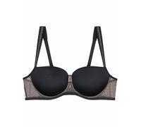 Bügel-BH TRIUMPH "Palina Cosmic Heartbeat WHP", Damen, Gr. 75, Cup D, schwarz, Mesh, Obermaterial: 69% Polyester, 19% Polyamid, 12% Elasthan, modisch, BHs, Limited Edition by Palina Rojinski (20800628