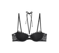 Balconette-BH TRIUMPH "That Night In Vegas", Damen, Gr. 85, Cup B, schwarz, Mesh, Obermaterial: 47% Polyester, 43% Elasthan, 10% Polyamid, BHs Balconette-BH, Komfort-Bügel, abnehmbare Träger, weich, S