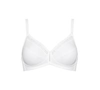 Triumph Damen BH Cotton Beauty N, ohne Bügel, ohne Polsterung, Verstellbare Träger, 95B, Weiß