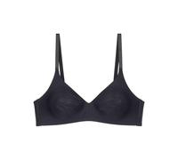 Bügelloser BH TRIUMPH "Pure Micro N" Gr. 70, Cup B, schwarz, Damen, Single Jersey, Obermaterial: 74% Polyamid, 26% Elasthan, unifarben, clean, BHs, Cup A-E, unsichtbare Nähte, ohne Einlagen (43158769-