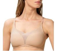 Schalen-BH TRIUMPH "Shape Smart P" Gr. 5, N-Gr, beige (neutral beige) Damen BHs ohne Bügel mit Mesh-Einsätzen, bügelloser BH (12842858-5)