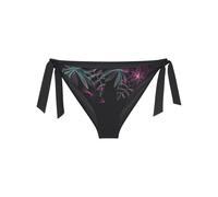 Bikini-Hose TRIUMPH "Summer Tropics Tai", Damen, Gr. 46, N-Gr, schwarz combination, Microfaser, Obermaterial: 55% Polyamid, 45% Elasthan, Badehosen Bikini-Hose, weich und formend (36355837-46) schwarz