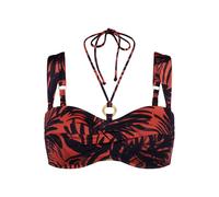 Triumph - Bikini Top gefüttert mit abnehmbaren Trägern - Mehrfarbig 38C - Summer Palm - Bademode für Frauen