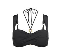 Triumph - Bikini Top gefüttert mit abnehmbaren Trägern - Schwarz 38D - Summer Twist - Bademode für Frauen
