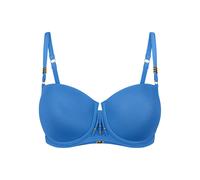 Triumph - Bikini Top gefüttert mit Bügel - Blau 38C - Palina Love By The Sea - Bademode für Frauen