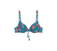 Triumph - Bikini Top gefüttert mit Bügel - Blau 42C - Alice - Bademode für Frauen