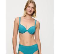 Triumph - Bikini Top gefüttert mit Bügel - Blau 46E - Summer Allure - Bademode für Frauen