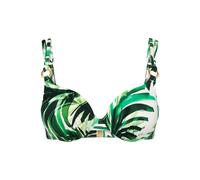 Triumph - Bikini Top gefüttert mit Bügel - Grün 38E - Summer Palm - Bademode für Frauen