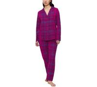 Triumph Boyfriend Long Sleeved Pyjama Set Kariert Baumwolle 36 Damen
