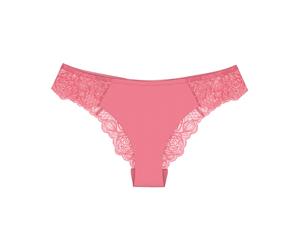 Triumph - Brazilian - Rosa 36 - Wild Peony Florale - Unterwäsche für Frauen