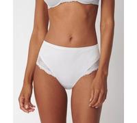 Triumph Damen-Unterhose Ladyform Soft Maxi – Microtouch, mit Spitze, körpernah – Weiß Gr. 42