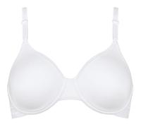 Triumph Damen BH Micro Fun W, mit Bügel, ohne Polsterung, Verstellbare Träger, 85C, Weiß