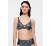 Triumph Bügelloser BH "Wild Iris" in Anthrazit - Größe 95E | Damen Bhs
