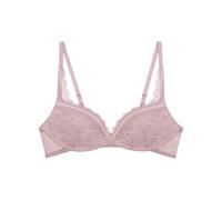 Bügel-BH TRIUMPH "Comfort Allure PU", Damen, Gr. 80, Cup A, rosa (sophia), Spitze, Obermaterial: 58% Polyester, 35% Polyamid, 7% Elasthan, BHs Bügel-BH (20011104-80) sophia