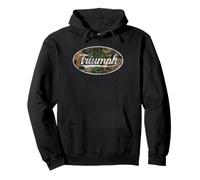 Triumph Camo Classic Throwback Style Design Pullover Hoodie