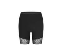Panty TRIUMPH "Comfort Contour Mid-Thigh Panty", Damen, Gr. S, schwarz, Microtouch, Obermaterial: 56% Polyamid, 44% Elasthan, körpernah, Unterhosen Panty, flache formende Spitze (43082155-S) schwarz