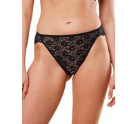 Tai-Slip TRIUMPH "Amourette", Damen, Gr. 40, schwarz, Spitze, Obermaterial: 77% Polyamid, 23% Elasthan. Spitze: 86% Polyamid, 14% Elasthan, unifarben, körpernah, Unterhosen, Stretch-Spitze, hoher Bein