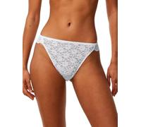 Triumph Tai Damen Amourette Highleg, semitransparent Weiß Größe 42
