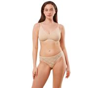 Triumph String Amourette Damen Microfaser mit Stretch-Spitze beige Größe 44