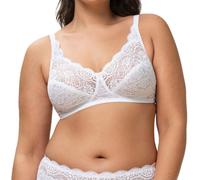 Triumph Bralette-BH Amourette 300 N ohne Bügel, florale Spitze 75C Weiß