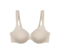 Minimizer-BH TRIUMPH "Body Make-Up Illusion Curve", Damen, Gr. 85, Cup F, beige, Microtouch, Obermaterial: 80% Polyamid, 20% Polyester, Basic, BHs Minimizer-BH, verkleinert die Brust optisch, breite T