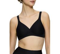 Triumph Damen BH Modern Soft+Cotton N, ohne Bügel, ohne Polsterung, Verstellbare Träger, 80C, Schwarz
