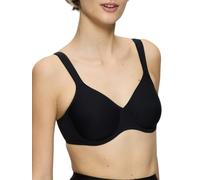Triumph Damen Bügel-BH Modern Soft+Cotton W ohne Polster verstellbare Träger 90E Schwarz