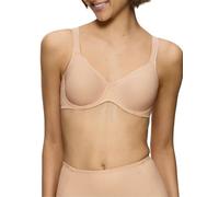 Bügel-BH TRIUMPH "Modern Soft+Cotton W", Damen, Gr. 95, Cup E, beige (neutral beige), Microtouch, Obermaterial: 39% Polyamid, 38% Baumwolle, 23% Elasthan, unifarben, BHs Bügel-BH, mit dezenten Glanz-S