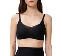 Bügelloser BH TRIUMPH "Shape Smart P", Damen, Gr. 4, N-Gr, schwarz, Microtouch, Obermaterial: 51% Polyamid, 25% Polyester, 24% Elasthan, unifarben, BHs, glättend und schmeichelnd (58096451-4) schwarz