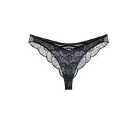 Brasilslip TRIUMPH "Palina Moonlight Kiss", Damen, Gr. 38, schwarz, Spitze, Obermaterial: 86% Polyamid, 11% Elasthan, 3% Polyester, körpernah, Unterhosen, aus Spitze, V-Detail, elastisch, figurbetont,