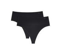 Slip TRIUMPH "Soft Sculpt Bandeau String 2P" Gr. 40, schwarz (black) Damen Unterhosen (87186548-40) black