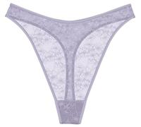 Triumph Damen Bright Spotlight High Leg String Briefs, Stardust Lilac, 38