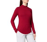 Triumph Damen Climate Control LSL TOP Turtle Neck Pyjamaoberteil, Rumba RED, 36