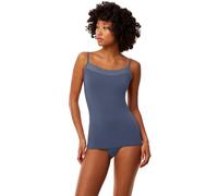 Triumph Damen Feel of Modal Spaghetti Top Shirt, Cloudy Blue, S