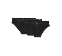 Triumph Damen Tai-Slip, 3er Pack - Feel of Modal Tai, einfarbig, schwarz, XS Schwarz