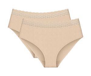 Triumph Damen-Hüftslip Feel of Modal im 2er-Pack L beige