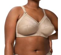 Triumph BH ohne Bügel Doreen + Cotton Minimizer, ohne Polsterung, verstellbare Träger, Beige 90E