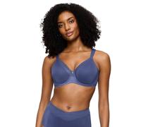 Minimizer-BH TRIUMPH "True Shape Sensation T", Damen, Gr. 70, Cup C, vintage denim, Jersey, Netz, Obermaterial: 72% Polyamid, 28% Elasthan, klassisch, BHs, verkleinert die Brust optisch, gepolsterte T
