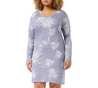 Triumph Damen Nightdresses Ndk Lsl 10 Co/Md Nachthemd, Violet - Dark Combination, 40 EU