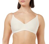 Bügelloser BH TRIUMPH "Pure Micro N", Damen, Gr. 90, Cup C, beige (cameo beige), Single Jersey, Obermaterial: 74% Polyamid, 26% Elasthan, unifarben, clean, Basic, BHs, Cup A-E, unsichtbare Nähte, ohne